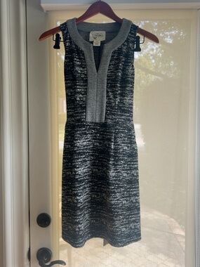 Anthropologie Tabitha Petite Marled Fit & Flare Dress 0P